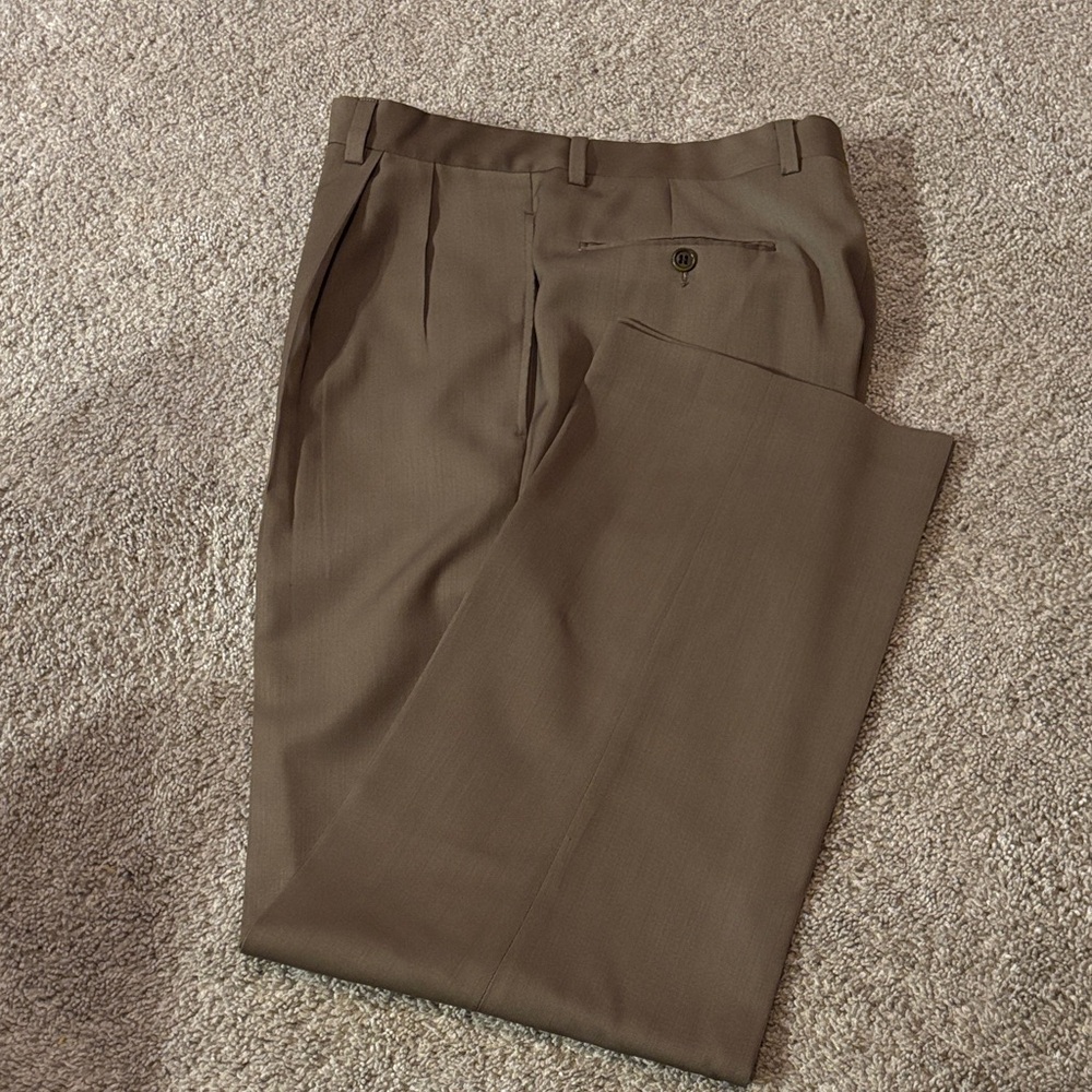 Valentino Men's Dress Pants in Brown